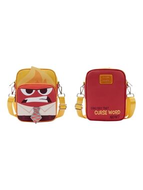 Loungefly Disney Pixar Inside Out Anger Cosplay Passport Bag